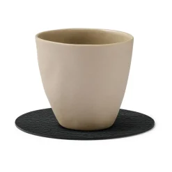 Bull coaster circle, black
