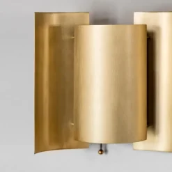 Butterfly wall light, brass