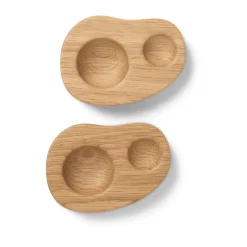 Cairn egg cup 2-pack, Oak