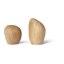 Cairn salt- and pepper shaker, Oak