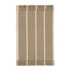 Calm kelim door mat, Dark Sand, Off-white, 50x70 cm
