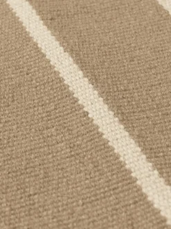Calm kelim door mat, Dark Sand, Off-white, 50x70 cm
