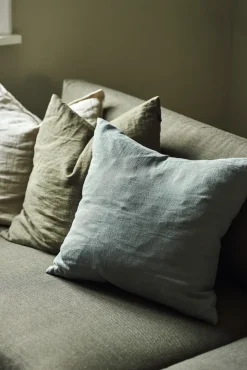 Calm pillow case linen 50x50 cm, Smokey Blue