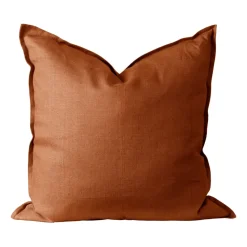 Calm pillow case linen 50x50 cm, Rust