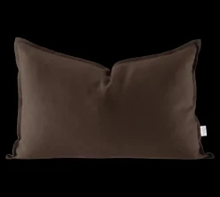 Calm pillow case linen 40x60 cm, Chocolate Brown