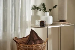 Calm pillow case linen 50x50 cm, Chocolate Brown