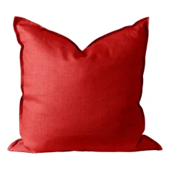 Calm pillow case linen 50x50 cm, Red