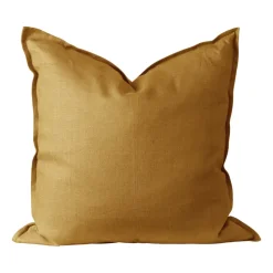Calm pillow case linen 50x50 cm, Mustard