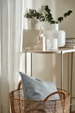 Calm pillow case linen 50x50 cm, Sky Blue