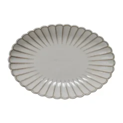 Camille saucer 22.5x15.5 cm, Off white