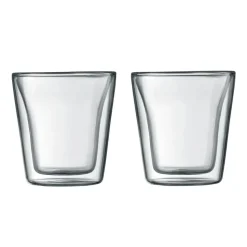 Canteen double wall glass 2-pack, 0.1 l