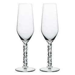 Carat champagne glass 24 cl 2-pack, Clear