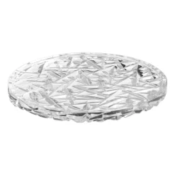 Carat coaster Ø12.5 cm, Clear