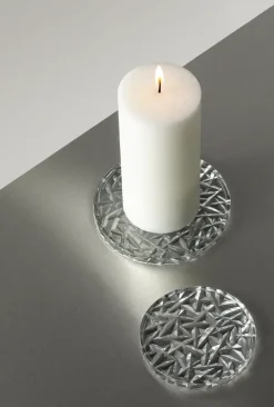 Carat coaster Ø12.5 cm, Clear