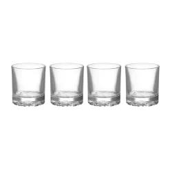 Carat double old fashioned glass 28 cl 4-pack, Clear