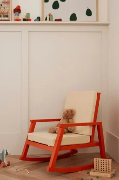 Carl Larsson rocking chair, Orange-nature