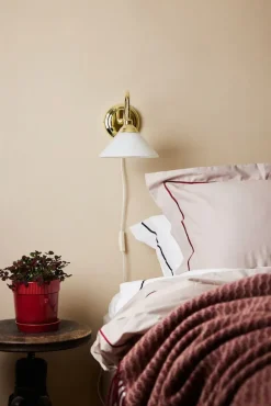 Carl pillowcase 50x60 cm, Beige-burgundy