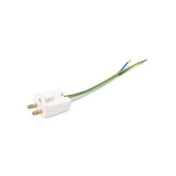Ceiling connection grounded, white