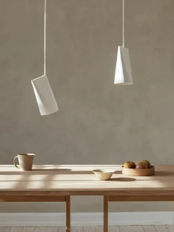 Ceiling lamp ceramic 11.2x22 cm, White