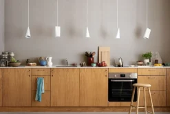 Ceiling lamp ceramic 11.2x22 cm, White