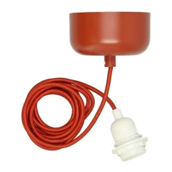 Ceiling suspension incl cord 250 cm, Red