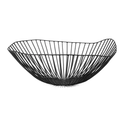 Cesira fruit bowl 39 cm, black