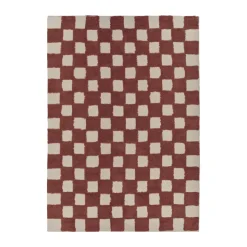Checker Play mat 170x240 cm, Rust