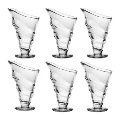 Circee Haute dessert bowl 27 cl 6-pack, Clear
