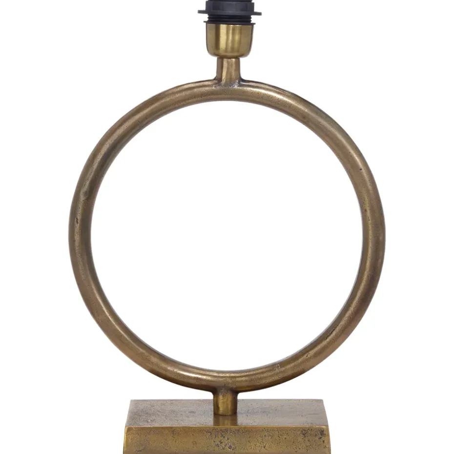 Circle lamp base 54 cm, Raw brass