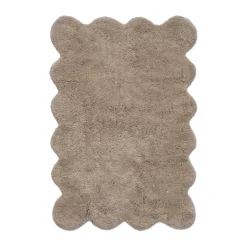 Clam bathroom mat 60x90 cm, Beige