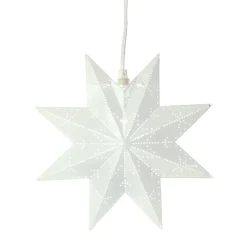 Classic advent star, white
