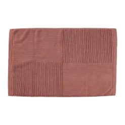 Classic bathroom mat 50x80 cm, Peach red