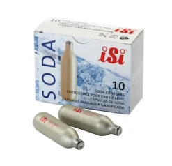 CO2 cartridges for soda siphons, 10-pack