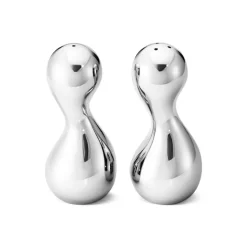 Cobra salt- and peppar cellar, stainless steel
