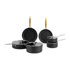Combekk Element pot and frying pan set, 10-piece, Black