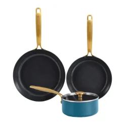 Combekk Element pot and frying pan set 4-piece, Ocean Blue