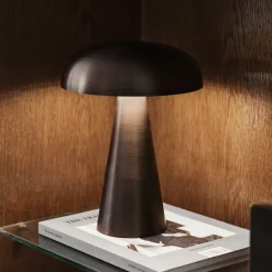 Como portable table lamp SC53, bronzed brass