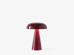 Como portable table lamp SC53, Red brown