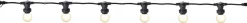 Connecta light string E27 7.35 m, Black