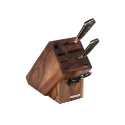 Continenta knife block 9 slots, Acacia