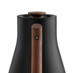 Corvo EKG electric kettle with variable temperature 90 cl, Matte black-walnut