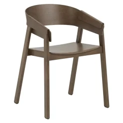 Cover Armchair, Stained dark brown
