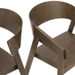Cover Armchair, Stained dark brown