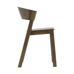 Cover Side Chair, Stained dark brown