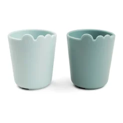 Croco kiddish mini mug 10 cl 2-pack, Blue