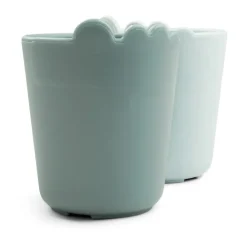 Croco kiddish mini mug 10 cl 2-pack, Blue