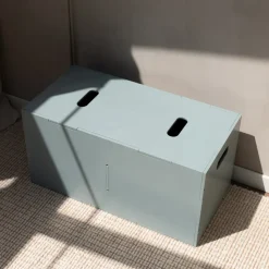 Cube Long storage box, Olive green
