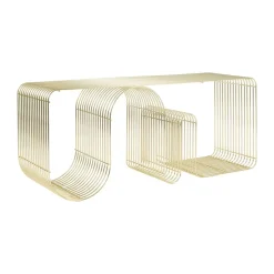 Curva seating bench 100 cm, Gold