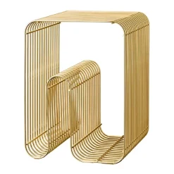 Curve chair, brass