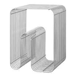 Curve chair, silver